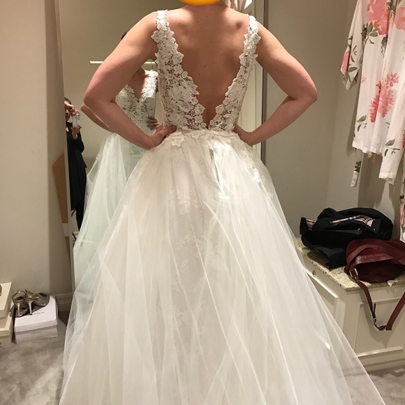 Lazaro 3656 Bridal Gown - Picture 2 of 9